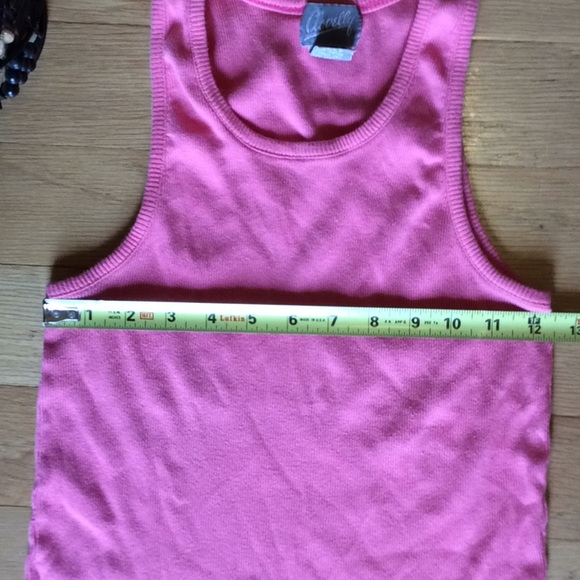 0Clovelly 100% cotton tank size medium, salmon - Picture 3 of 4